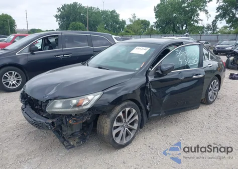 2013 Honda Accord Sport из США, поврежденный, VIN 1HGCR2F54DA190243